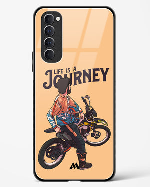 Life is a Journey Glass Case Phone Cover (Oppo)