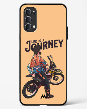 Life is a Journey Glass Case Phone Cover (Oppo)