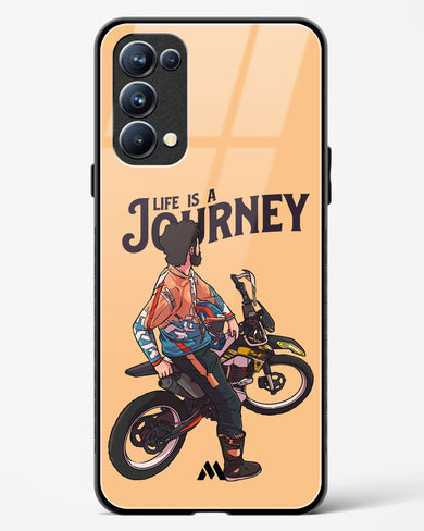 Life is a Journey Glass Case Phone Cover (Oppo)