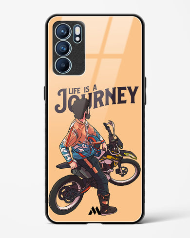 Life is a Journey Glass Case Phone Cover (Oppo)