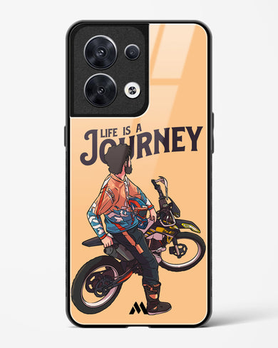 Life is a Journey Glass Case Phone Cover (Oppo)