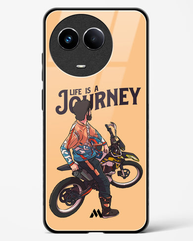 Life is a Journey Glass Case Phone Cover (Realme)