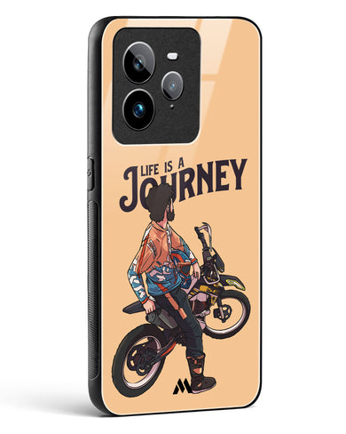 Life is a Journey Glass Case Phone Cover (Realme)