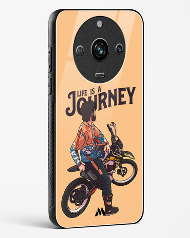 Life is a Journey Glass Case Phone Cover (Realme)