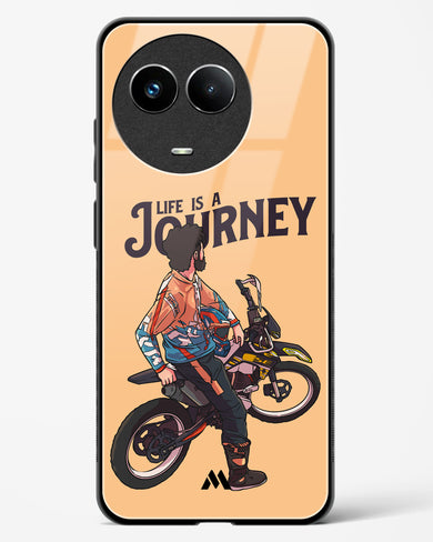 Life is a Journey Glass Case Phone Cover (Realme)