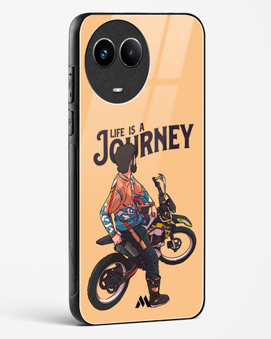 Life is a Journey Glass Case Phone Cover (Realme)