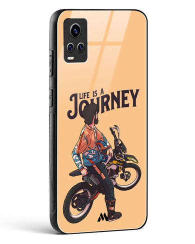 Life is a Journey Glass Case Phone Cover (Vivo)