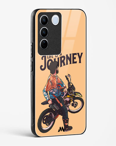 Life is a Journey Glass Case Phone Cover (Vivo)