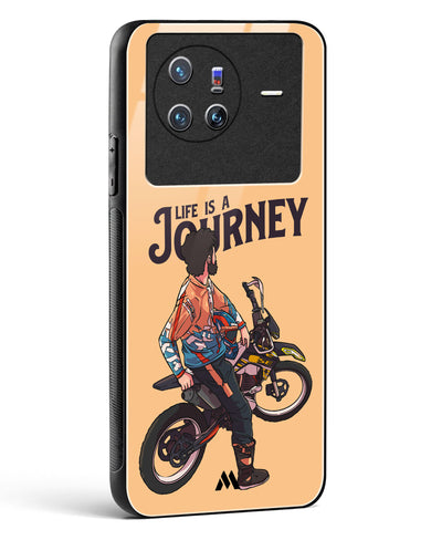 Life is a Journey Glass Case Phone Cover (Vivo)