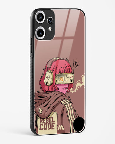 Trouble Maker Glass Case Phone Cover (Nothing)