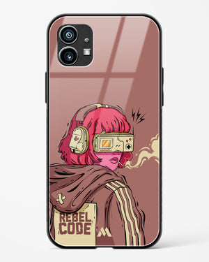 Trouble Maker Glass Case Phone Cover (Nothing)