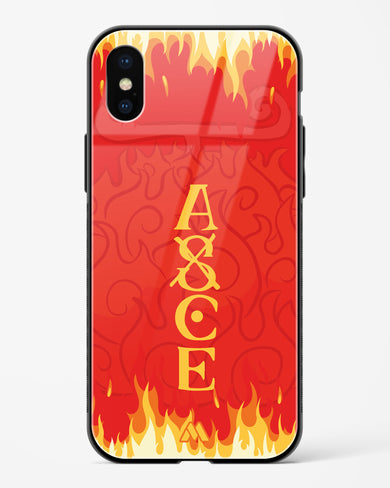 Blaze of Ace Glass Case Phone Cover (Apple)