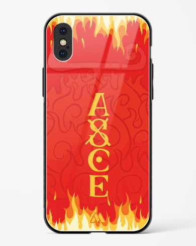 Blaze of Ace Glass Case Phone Cover (Apple)