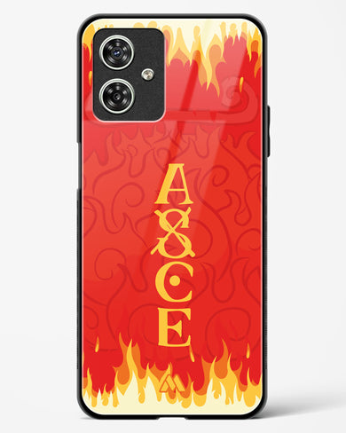 Blaze of Ace Glass Case Phone Cover (Motorola)