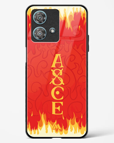 Blaze of Ace Glass Case Phone Cover (Motorola)