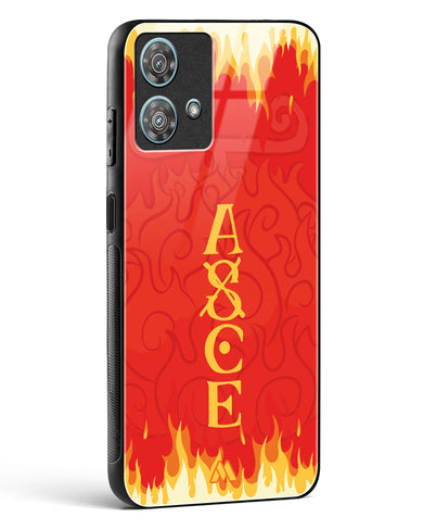 Blaze of Ace Glass Case Phone Cover (Motorola)