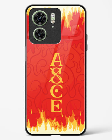 Blaze of Ace Glass Case Phone Cover (Motorola)