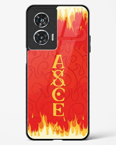 Blaze of Ace Glass Case Phone Cover (Motorola)