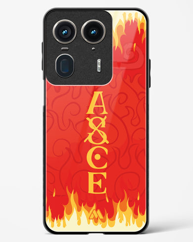 Blaze of Ace Glass Case Phone Cover (Motorola)