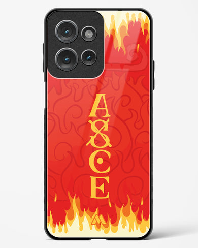 Blaze of Ace Glass Case Phone Cover (Motorola)