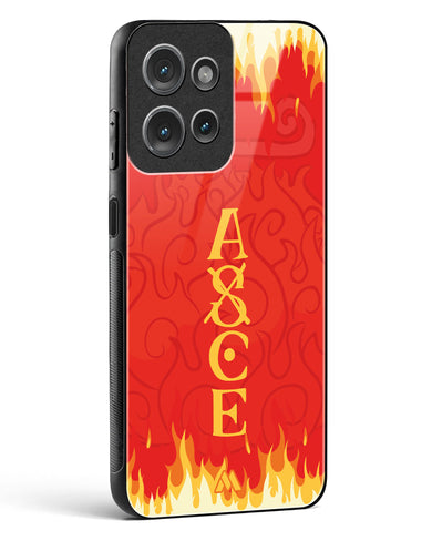 Blaze of Ace Glass Case Phone Cover (Motorola)