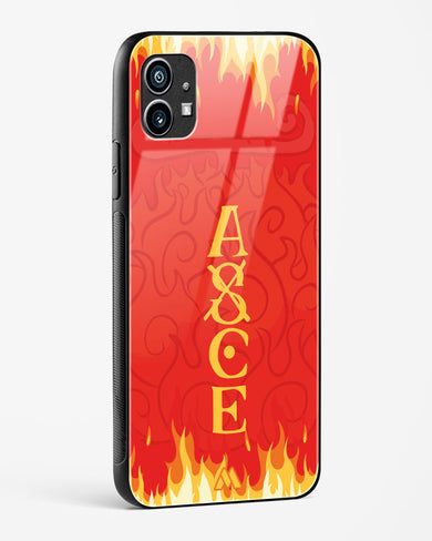 Blaze of Ace Glass Case Phone Cover (Nothing)