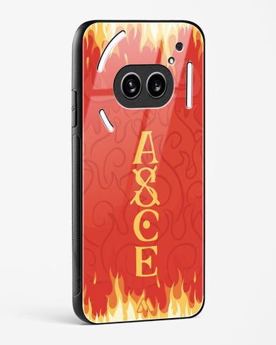 Blaze of Ace Glass Case Phone Cover (Nothing)