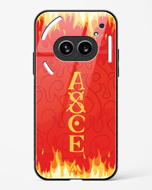 Blaze of Ace Glass Case Phone Cover (Nothing)