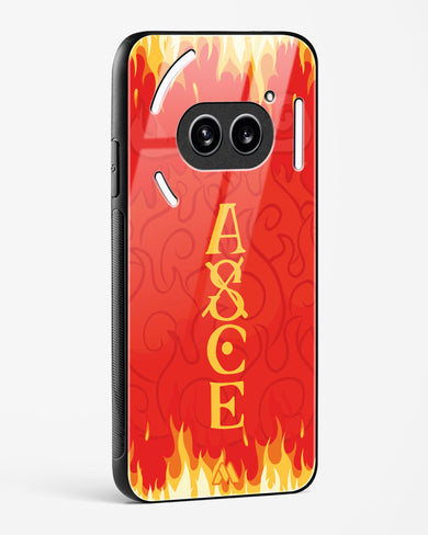 Blaze of Ace Glass Case Phone Cover (Nothing)