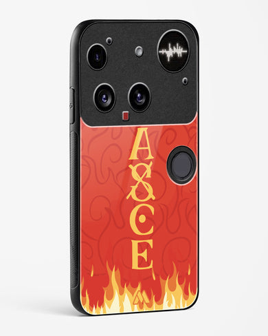 Blaze of Ace Glass Case Phone Cover (Nothing)
