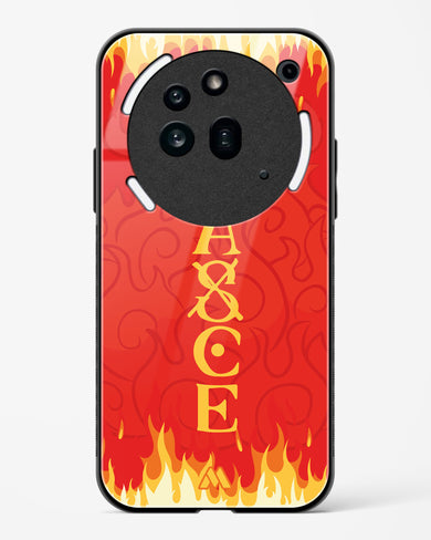 Blaze of Ace Glass Case Phone Cover (Nothing)