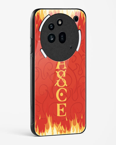 Blaze of Ace Glass Case Phone Cover (Nothing)