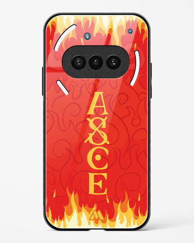 Blaze of Ace Glass Case Phone Cover (Nothing)