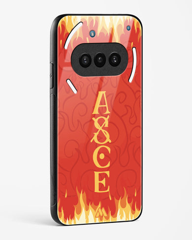 Blaze of Ace Glass Case Phone Cover (Nothing)