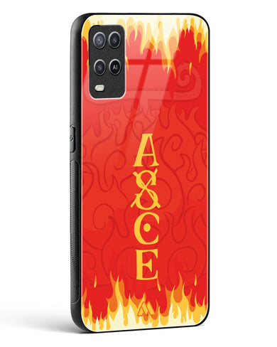 Blaze of Ace Glass Case Phone Cover (Oppo)