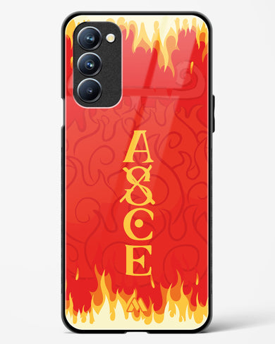 Blaze of Ace Glass Case Phone Cover (Oppo)