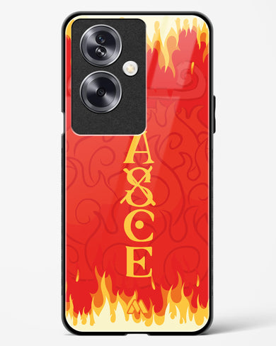 Blaze of Ace Glass Case Phone Cover (Oppo)