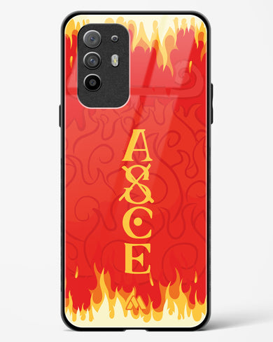 Blaze of Ace Glass Case Phone Cover (Oppo)