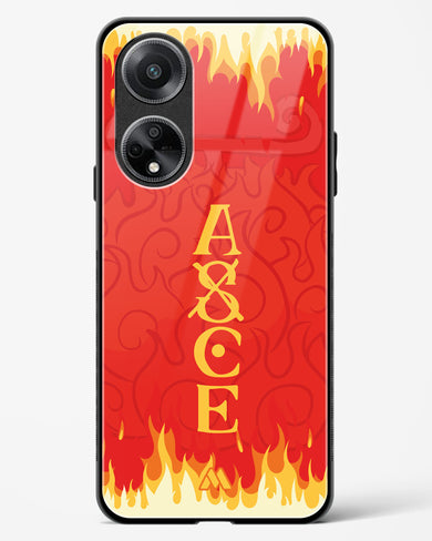 Blaze of Ace Glass Case Phone Cover (Oppo)