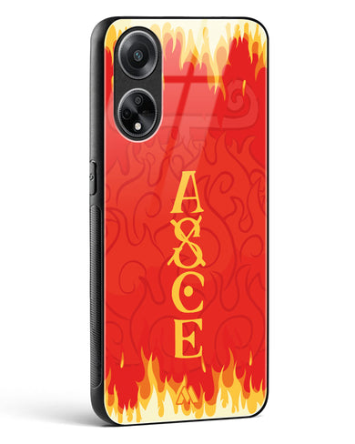 Blaze of Ace Glass Case Phone Cover (Oppo)