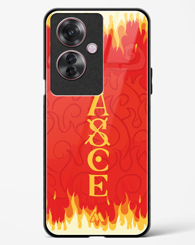 Blaze of Ace Glass Case Phone Cover (Oppo)