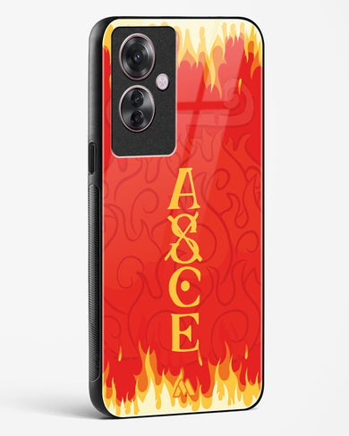 Blaze of Ace Glass Case Phone Cover (Oppo)