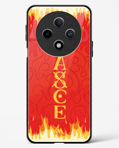 Blaze of Ace Glass Case Phone Cover (Oppo)