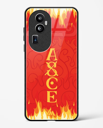 Blaze of Ace Glass Case Phone Cover (Oppo)