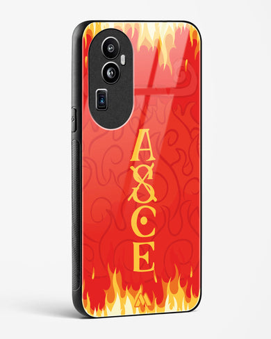 Blaze of Ace Glass Case Phone Cover (Oppo)