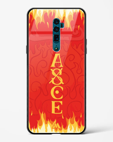 Blaze of Ace Glass Case Phone Cover (Oppo)