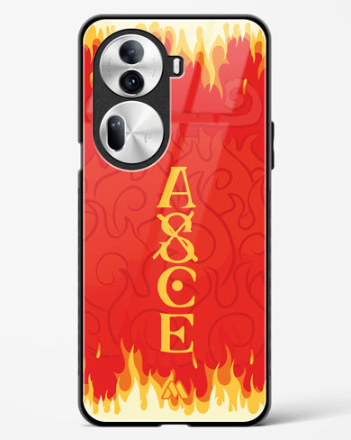 Blaze of Ace Glass Case Phone Cover (Oppo)