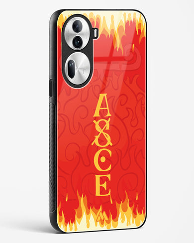 Blaze of Ace Glass Case Phone Cover (Oppo)