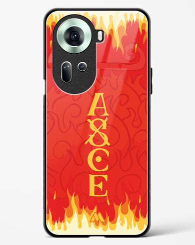 Blaze of Ace Glass Case Phone Cover (Oppo)