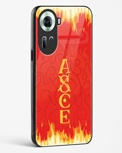 Blaze of Ace Glass Case Phone Cover (Oppo)